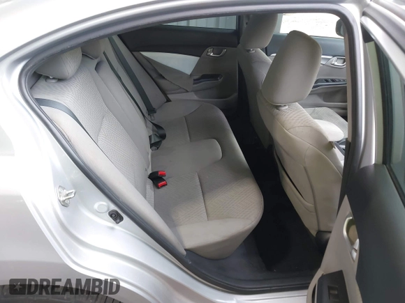 2014 Honda Civic Sedan EX with VIN 2HGFB2F86EH553768, listed as a IAAI auction lot 42042742 with 185,342 mi miles. Bid and sale history available at carsss.com. Image 8.