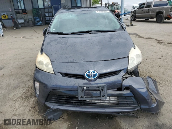2013 Toyota Prius One with VIN JTDKN3DU6D5618389, listed as a Copart auction lot 53664095 with 207,300 mi miles and Salvage Title. Bid and sale history available at carsss.com. Image 5.