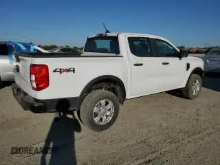 2024 Ford Ranger XL with VIN 1FTER4PH3RLE15405, listed as a Copart auction lot 72255124 with 3,994 mi miles and Salvage Title. Bid and sale history available at carsss.com. Image 3.