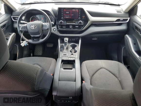 2021 Toyota Highlander L with VIN 5TDBZRBH7MS153516, listed as a Copart auction lot 59328165 with 41,942 mi miles and Clean title. Bid and sale history available at DreamBid. Image 8.