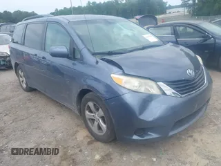 2013 Toyota Sienna LE AAS with VIN 5TDKK3DC0DS340583, listed as a IAAI auction lot 42311763 with 213,634 mi miles and . Bid and sale history available at DreamBid. Image 1.