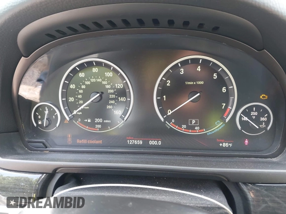 2012 BMW 5 Series 550i xDrive with VIN WBAFU9C57CC786888, listed as a IAAI auction lot 42733140 with 127,659 mi miles and . Bid and sale history available at DreamBid. Image 7.