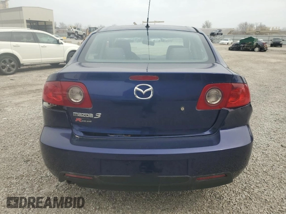 2006 Mazda 3 i with VIN JM1BK12F761460947, listed as a Copart auction lot 50333175 with 71,676 mi miles and Salvage Title. Bid and sale history available at carsss.com. Image 6.