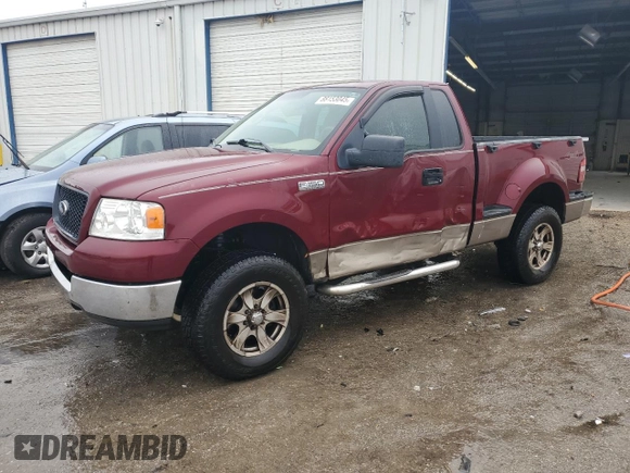 2005 Ford F-150 XLT with VIN 1FTRF04575KC15575, listed as a Copart auction lot 88153045 with 99,896 mi miles and Salvage Title. Bid and sale history available at carsss.com. Image 1.