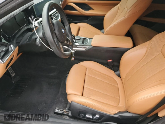 2022 BMW 4 Series M440i with VIN WBA53AT06NCK03623, listed as a Copart auction lot 62363465 with Not provided miles and Salvage title. Bid and sale history available at DreamBid. Image 7.
