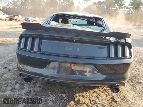 2017 Ford Mustang GT with VIN 1FA6P8CF4H5301458, listed as a Copart auction lot 43974845 with Not Provided miles and Salvage Title. Bid and sale history available at carsss.com. Image 6.
