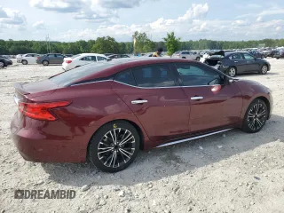 2017 Nissan Maxima Platinum with VIN 1N4AA6AP4HC437645, listed as a Copart auction lot 56557925 with 143,673 mi miles and Salvage title. Bid and sale history available at DreamBid. Image 3.