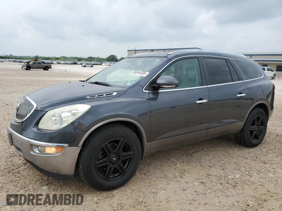 2012 Buick Enclave Leather with VIN 5GAKRCED2CJ257236, listed as a Copart auction lot 55344435 with 214,130 mi miles and Salvage Title. Bid and sale history available at carsss.com. Image 1.