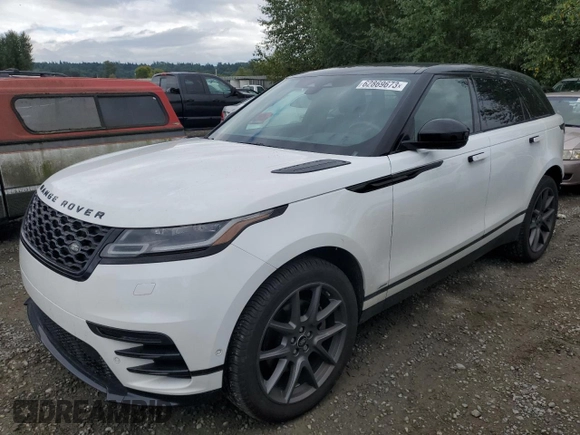 2021 Land Rover Range Rover Velar R-Dynamic S with VIN SALYT2EX6MA298543, listed as a Copart auction lot 62869673 with 18,864 mi miles. Bid and sale history available at carsss.com. Image 1.