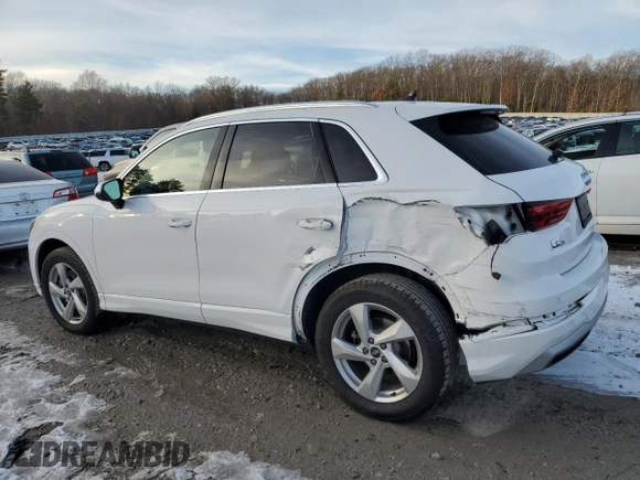 2022 Audi Q3 Premium with VIN WA1AUCF32N1002159, listed as a Copart auction lot 86177364 with 29,458 mi miles and Salvage Title. Bid and sale history available at carsss.com. Image 2.