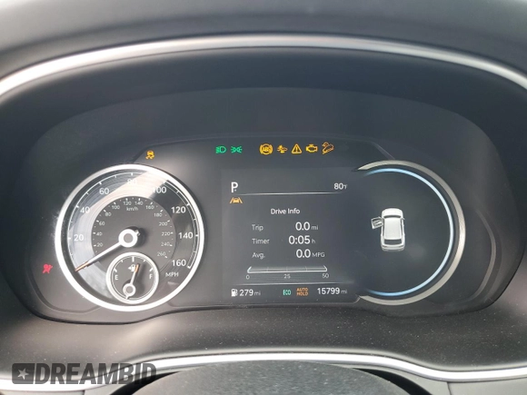 2022 Genesis GV80 с VIN KMUHBDSB3NU076764, выставлен на аукционе Copart как лот 43976615 с пробегом 15 799 миль миль и Чистый • Clean title. История ставок и продаж доступна на DreamBid. Изображение 9.