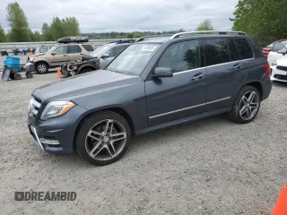 2015 Mercedes-Benz GLK 350 with VIN WDCGG8JB6FG418601, listed as a Copart auction lot 54785555 with 104,083 mi miles and Salvage Title. Bid and sale history available at DreamBid. Image 1.