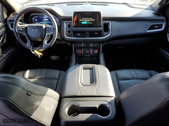2022 Chevrolet Tahoe RST with VIN 1GNSKRKD8NR295866, listed as a Copart auction lot 84434054 with 51,058 mi miles and Salvage Title. Bid and sale history available at carsss.com. Image 8.