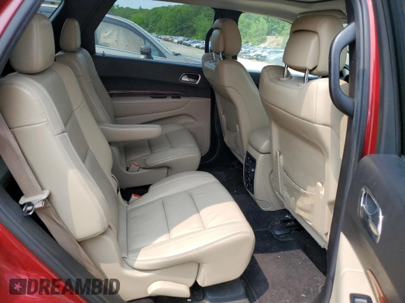 2014 Dodge Durango Limited with VIN 1C4RDJDG5EC425390, listed as a Copart auction lot 59523385 with 112,113 mi miles and Clean title. Bid and sale history available at DreamBid. Image 11.