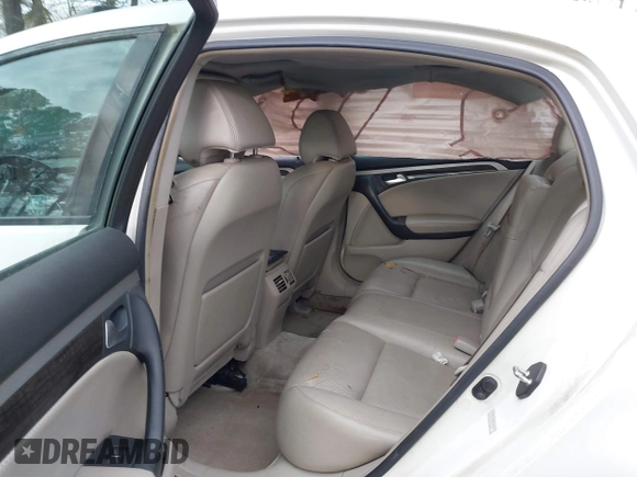 2008 Acura TL with VIN 19UUA662X8A013839, listed as a IAAI auction lot 41731942 with 188,316 mi miles. Bid and sale history available at carsss.com. Image 8.