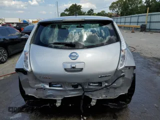 2015 Nissan LEAF SV with VIN 1N4AZ0CP1FC315812, listed as a Copart auction lot 63374323 with 64,358 mi miles. Bid and sale history available at carsss.com. Image 6.