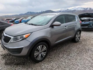 2016 Kia Sportage EX with VIN KNDPCCAC0G7814490, listed as a Copart auction lot 50622045 with 49,400 mi miles and Salvage Title. Bid and sale history available at carsss.com. Image 1.