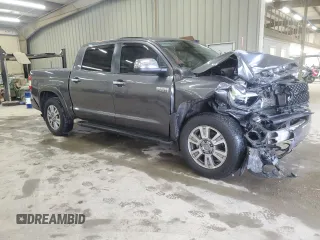 2021 Toyota Tundra Platinum with VIN 5TFAY5F17MX960813, listed as a Copart auction lot 56544055 with 99,592 mi miles and Salvage title. Bid and sale history available at DreamBid. Image 4.