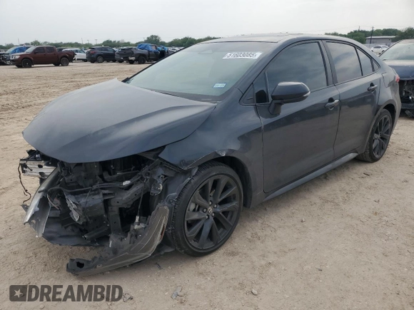 2023 Toyota Corolla SE with VIN 5YFP4MCEXPP156659, listed as a Copart auction lot 51603085 with 35,405 mi miles and Salvage Title. Bid and sale history available at DreamBid. Image 1.