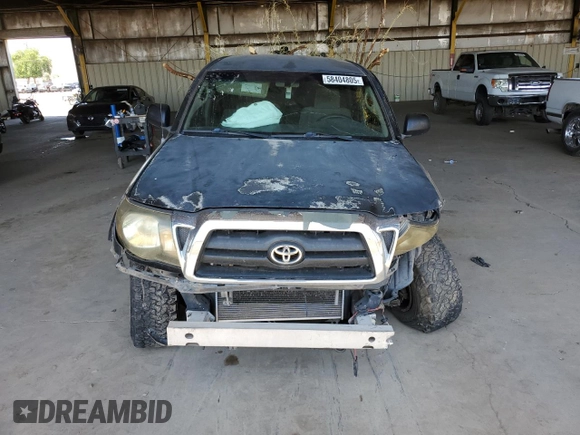 2006 Toyota Tacoma PreRunner z VIN 5TEJU62N56Z246796, wystawiony jako Copart lot #58404805 z przebiegiem Nie podano mil oraz Szkoda całkowita • Salvage title. Historia ofert i sprzedaży dostępna na DreamBid. Obrazek 5.