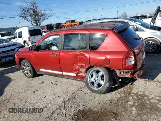 2007 Jeep Compass Limited with VIN 1J8FF57W87D134606, listed as a Copart auction lot 81673594 with 0 mi miles and Salvage Title. Bid and sale history available at carsss.com. Image 2.