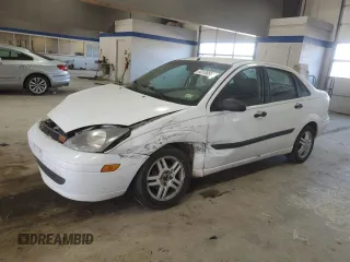 2003 Ford Focus LX with VIN 1FAFP33P43W201570, listed as a Copart auction lot 43130555 with 222,727 mi miles and Salvage Title. Bid and sale history available at carsss.com. Image 1.