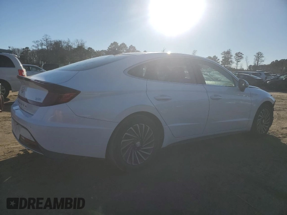 2020 Hyundai Sonata Hybrid Limited with VIN KMHL54JJ1LA012262, listed as a Copart auction lot 41403825 with 35,033 mi miles and Salvage Title. Bid and sale history available at carsss.com. Image 3.