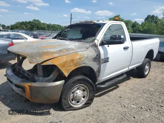2016 Ram 2500 Tradesman with VIN 3C6LR5AT4FG592216, listed as a Copart auction lot 60850054 with 0 mi miles and Salvage Title. Bid and sale history available at carsss.com. Image 1.