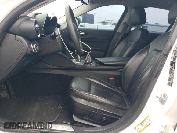 2018 Alfa Romeo Giulia z VIN ZARFAEBN0J7563478, wystawiony jako Copart lot #55683915 z przebiegiem 110 134 mil mil oraz Szkody całkowita. Historia ofert i sprzedaży dostępna na DreamBid. Obrazek 7.