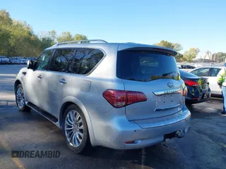 2015 Infiniti QX80 z VIN JN8AZ2NE5F9085047, wystawiony jako IAAI lot #40582956 z przebiegiem 123 438 mil mil oraz . Historia ofert i sprzedaży dostępna na DreamBid. Obrazek 3.