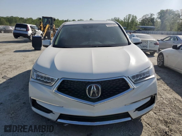 2020 Acura MDX Technology with VIN 5J8YD3H55LL010519, listed as a Copart auction lot 52609425 with 49,023 mi miles and Salvage title. Bid and sale history available at DreamBid. Image 5.