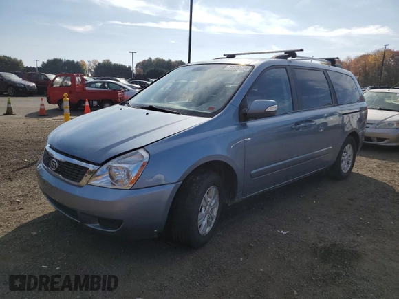 2012 Kia Sedona LX with VIN KNDMG4C74C6434680, listed as a Copart auction lot 75170724 with 135,406 mi miles and Clean Title. Bid and sale history available at carsss.com. Image 1.