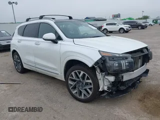 2022 Hyundai Santa Fe Calligraphy z VIN 5NMS54AL6NH471037, wystawiony jako IAAI lot #42326726 z przebiegiem 40 278 mil mil oraz . Historia ofert i sprzedaży dostępna na DreamBid. Obrazek 1.
