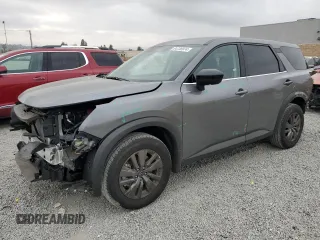 2024 Nissan Pathfinder S with VIN 5N1DR3AAXRC287239, listed as a Copart auction lot 84738974 with 3,891 mi miles and Salvage title. Bid and sale history available at DreamBid. Image 1.