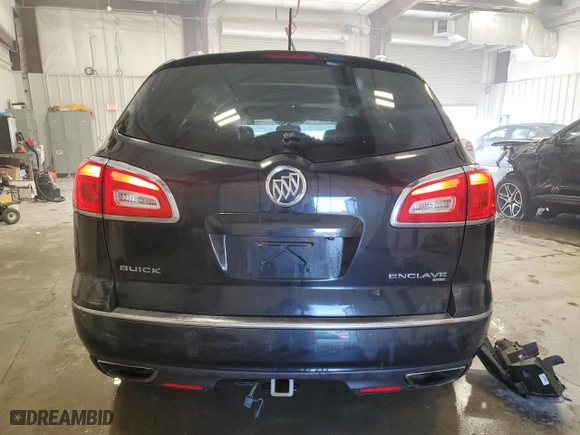 2014 Buick Enclave Leather with VIN 5GAKVBKD4EJ162030, listed as a Copart auction lot 44814165 with 196,540 mi miles and Non Repairable. Bid and sale history available at carsss.com. Image 6.