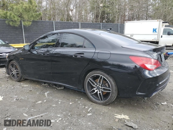 2018 Mercedes-Benz CLA with VIN WDDSJ4EB2JN613027, listed as a Copart auction lot 48057185 with 114,726 mi miles and Salvage Title. Bid and sale history available at carsss.com. Image 2.