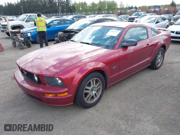 2005 Ford Mustang GT Deluxe with VIN 1ZVFT82HX55116087, listed as a IAAI auction lot 42039147 with 103,389 mi miles and . Bid and sale history available at DreamBid. Image 2.
