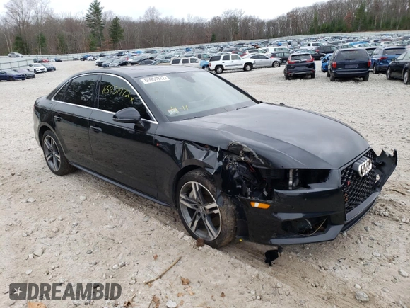 2018 Audi A4 Premium Plus with VIN WAUENAF49JN014357, listed as a Copart auction lot 65951972 with 67,242 mi miles. Bid and sale history available at carsss.com. Image 1.