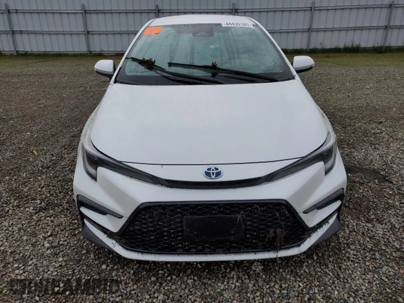 2023 Toyota Corolla Hybrid LE with VIN JTDBCMFE9PJ012260, listed as a Copart auction lot 44439185 with 0 mi miles and Salvage Title. Bid and sale history available at carsss.com. Image 5.