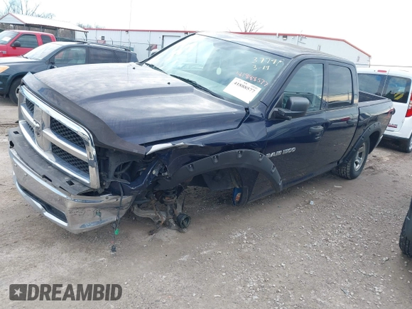 2012 Ram 1500 Tradesman with VIN 1C6RD7KP1CS283779, listed as a IAAI auction lot 41888577 with 137,905 mi miles and . Bid and sale history available at DreamBid. Image 2.