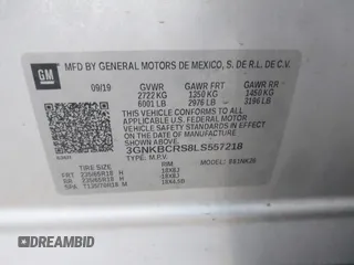 2020 Chevrolet Blazer LT z VIN 3GNKBCRS8LS557218, wystawiony jako IAAI lot #42132485 z przebiegiem 119 752 mil mil oraz . Historia ofert i sprzedaży dostępna na DreamBid. Obrazek 9.
