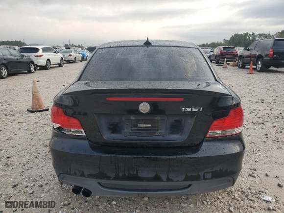2011 BMW 1 Series 135i with VIN WBAUC9C53BVM09102, listed as a Copart auction lot 80942534 with 132,038 mi miles and Salvage Title. Bid and sale history available at carsss.com. Image 6.