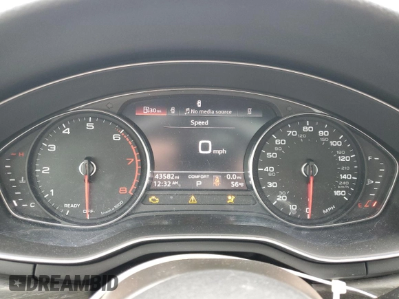 2021 Audi A5 Sportback Premium with VIN WAUABCF51MA062975, listed as a Copart auction lot 45342854 with 43,582 mi miles and . Bid and sale history available at DreamBid. Image 9.