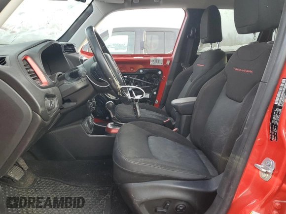 2018 Jeep Renegade Trailhawk с VIN ZACCJBCB8JPH70574, выставлен на аукционе Copart как лот 89326515 с пробегом 59 215 миль миль и Списание • Salvage title. История ставок и продаж доступна на DreamBid. Изображение 7.