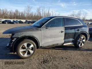 2023 Audi Q5 Premium Plus with VIN WA1BBAFY0P2058480, listed as a Copart auction lot 47848565 with 30,258 mi miles and Salvage title. Bid and sale history available at DreamBid. Image 1.