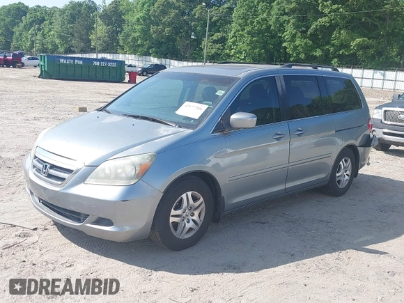 2007 Honda Odyssey EX-L z VIN 5FNRL38697B063344, wystawiony jako IAAI lot #42177286 z przebiegiem 230 773 mil mil oraz . Historia ofert i sprzedaży dostępna na DreamBid. Obrazek 2.
