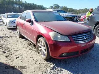 2007 Infiniti M x with VIN JNKAY01FX7M461594, listed as a IAAI auction lot 41192983 with 223,717 mi miles. Bid and sale history available at carsss.com. Image 1.