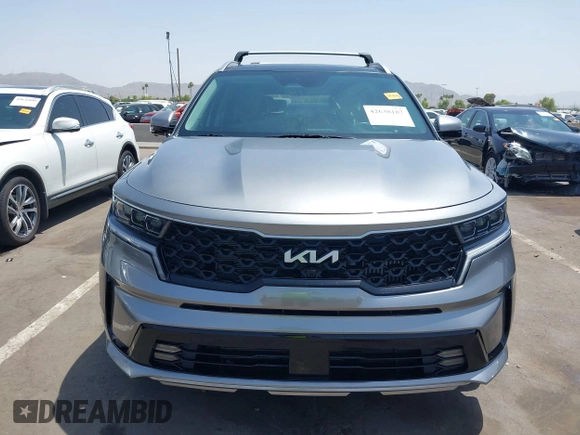 2023 Kia Sorento SX Prestige with VIN KNDRMDLH3P5178664, listed as a IAAI auction lot 42638187 with 53,778 mi miles and . Bid and sale history available at DreamBid. Image 12.