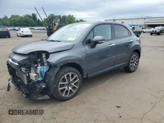 2017 FIAT 500X Trekking with VIN ZFBCFYCB3HP598274, listed as a Copart auction lot 62230635 with 87,045 mi miles and Salvage title. Bid and sale history available at DreamBid. Image 1.