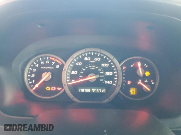 2008 Honda Pilot EX-L with VIN 5FNYF28788B023215, listed as a Copart auction lot 56560695 with 178,759 mi miles and Salvage title. Bid and sale history available at DreamBid. Image 9.